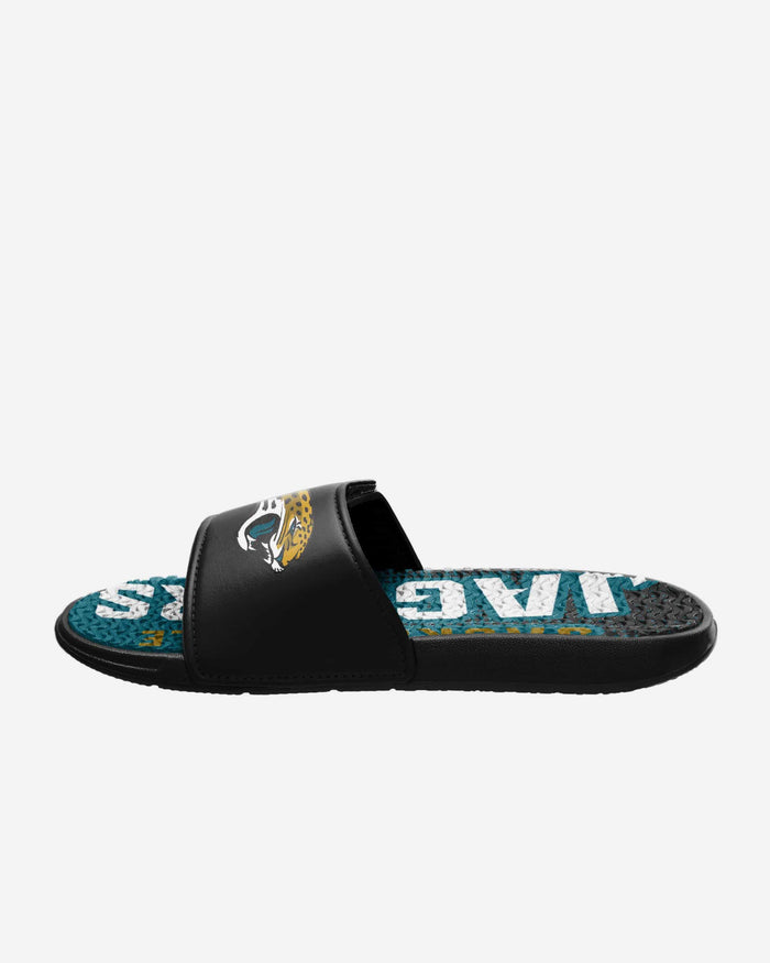 Jacksonville Jaguars Gradient Wordmark Gel Slide FOCO - FOCO.com