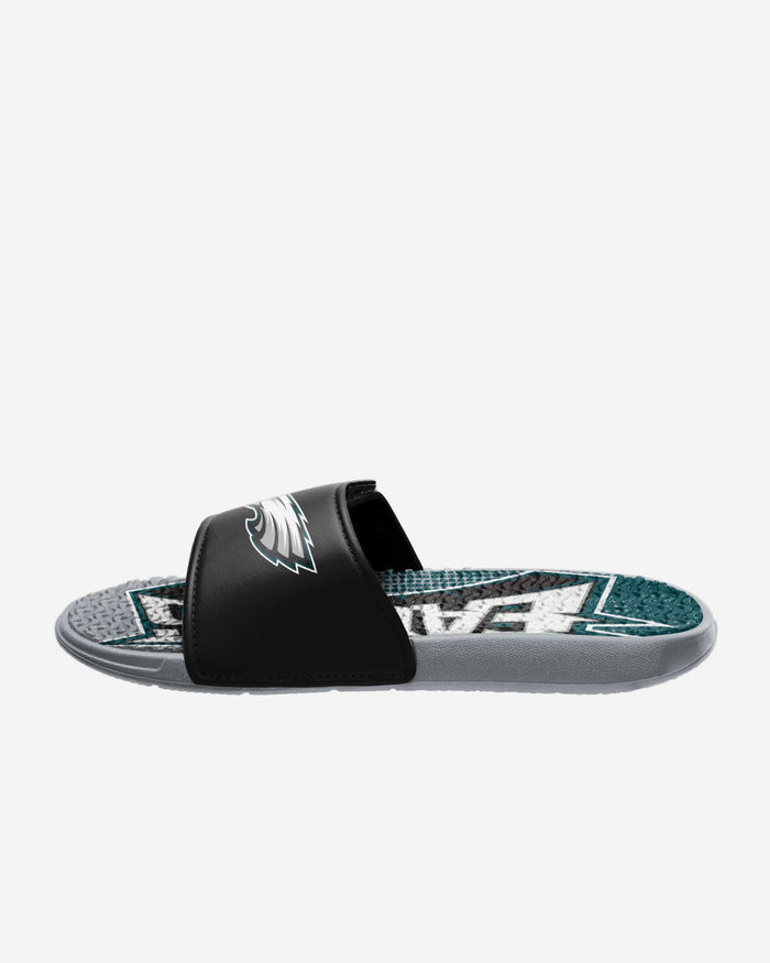 Philadelphia Eagles Gradient Wordmark Gel Slide FOCO - FOCO.com