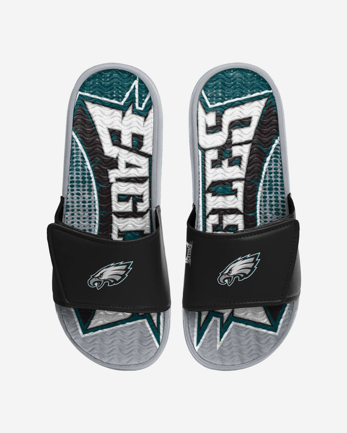 Philadelphia Eagles Gradient Wordmark Gel Slide FOCO S - FOCO.com