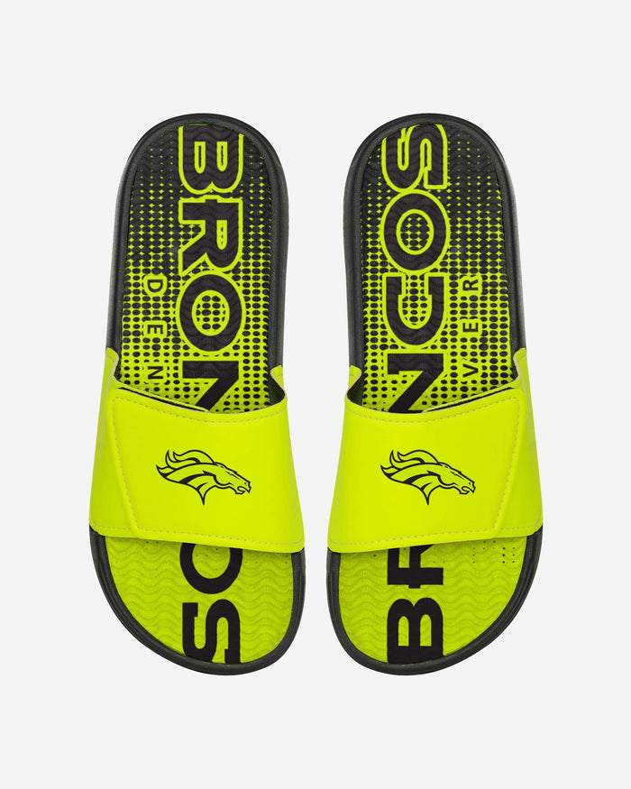 Denver Broncos Highlights Gel Slide FOCO S - FOCO.com