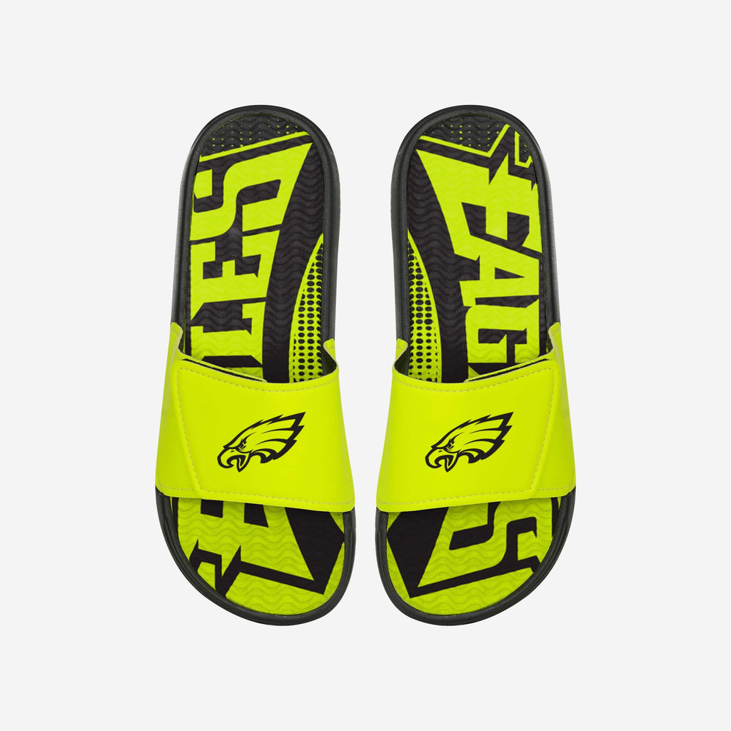 Philadelphia Eagles Highlights Gel Slide FOCO S - FOCO.com