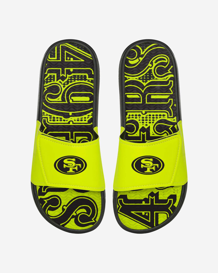 San Francisco 49ers Highlights Gel Slide FOCO S - FOCO.com