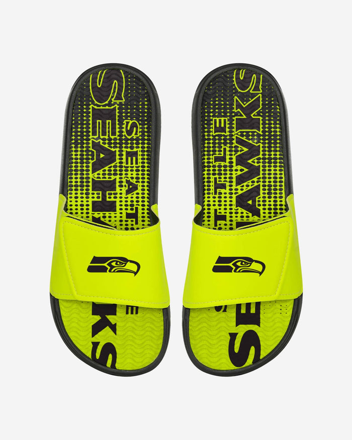 Seattle Seahawks Highlights Gel Slide FOCO S - FOCO.com