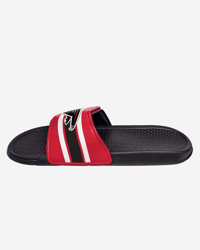 Atlanta Falcons Stripe Legacy Sport Slide FOCO - FOCO.com