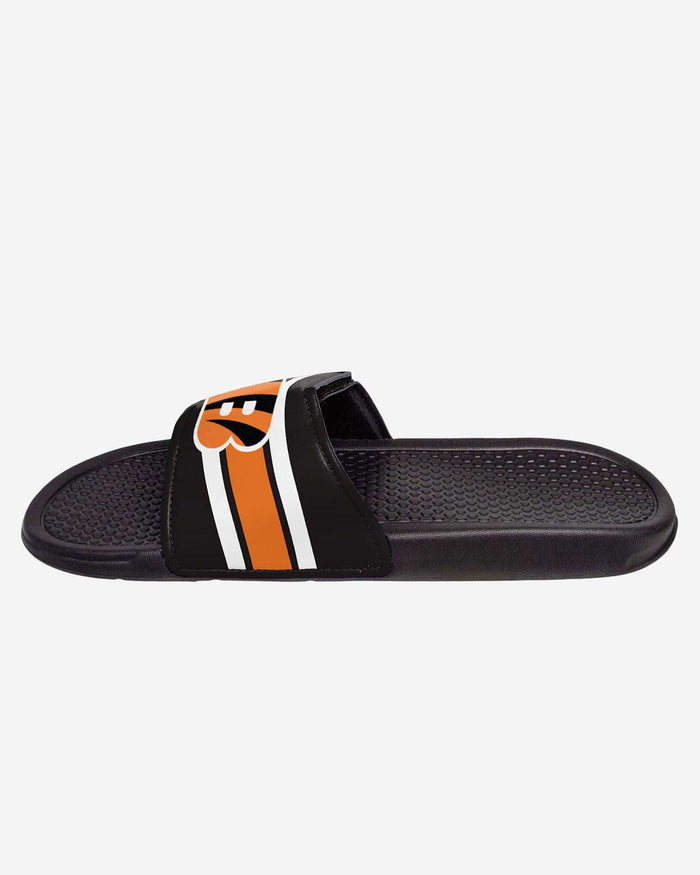 Cincinnati Bengals Stripe Legacy Sport Slide FOCO - FOCO.com