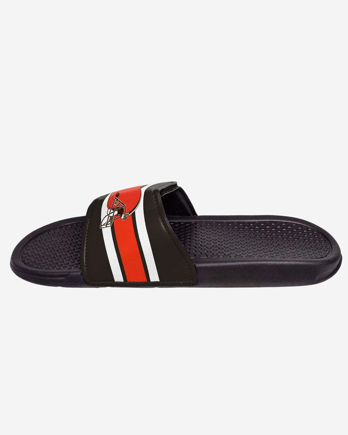 Cleveland Browns Stripe Legacy Sport Slide FOCO - FOCO.com