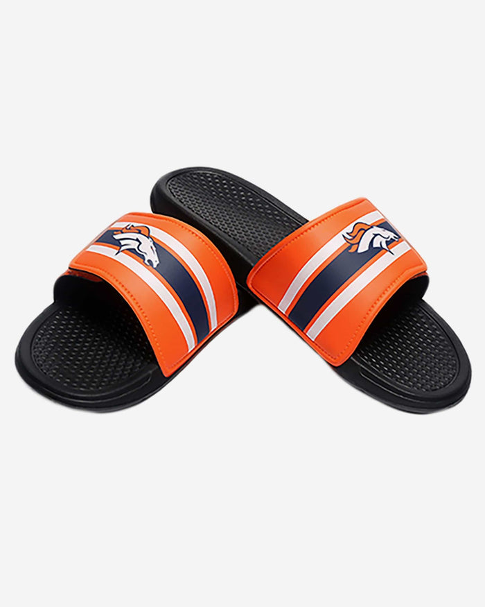 Denver Broncos Stripe Legacy Sport Slide FOCO - FOCO.com