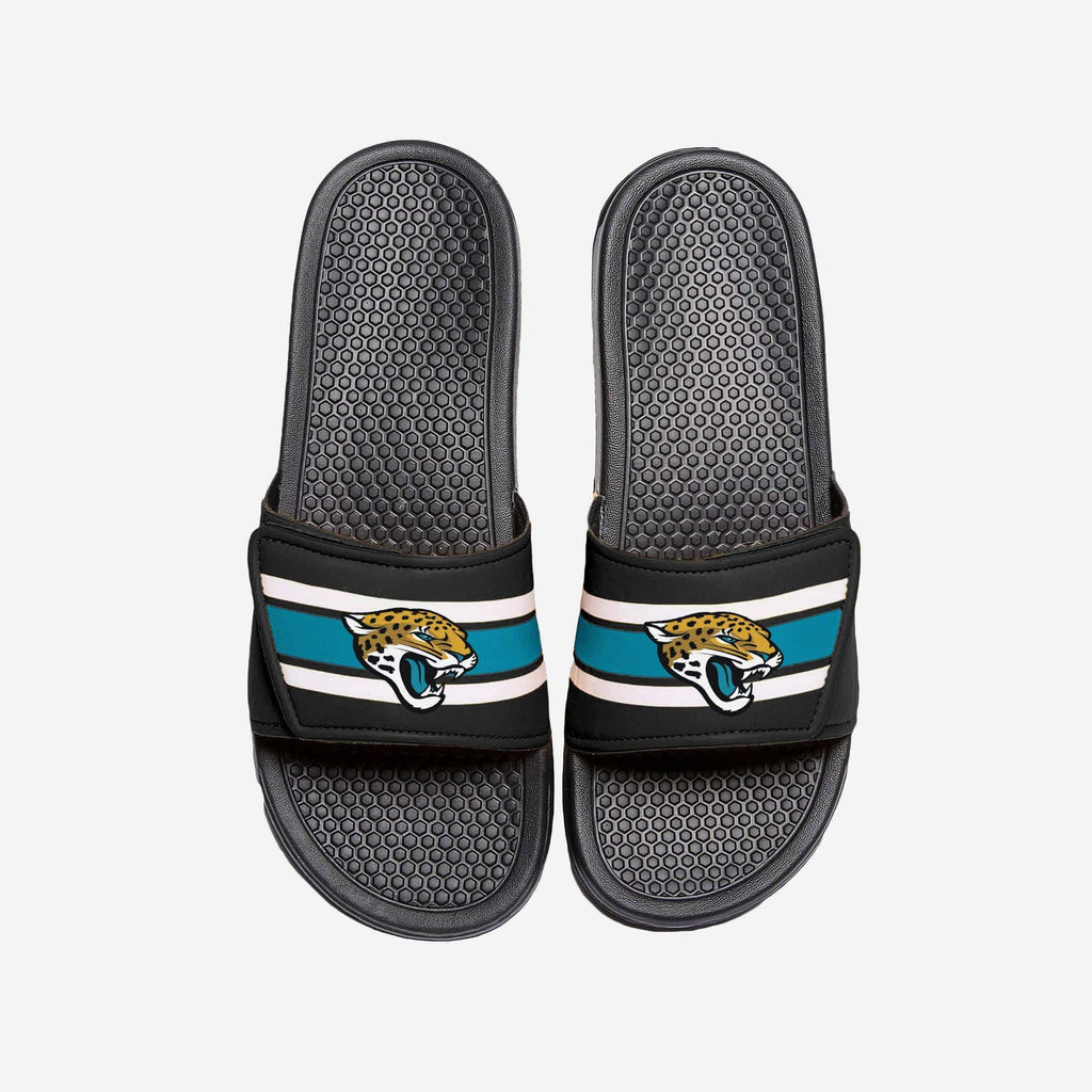 Jacksonville Jaguars Stripe Legacy Sport Slide FOCO S - FOCO.com