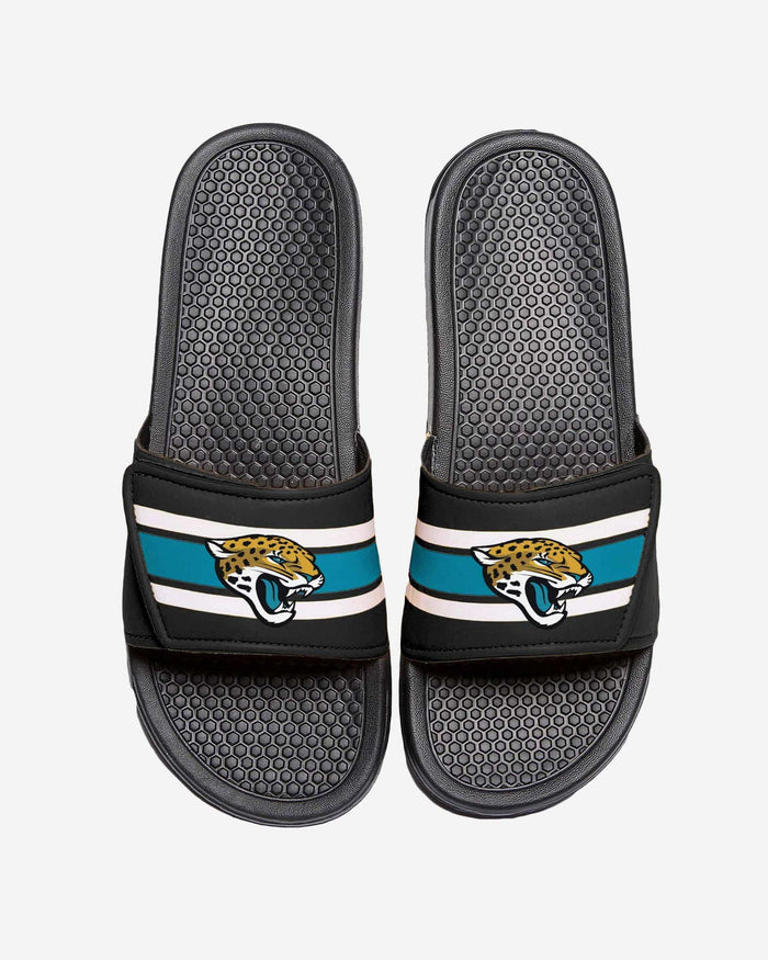 Jacksonville Jaguars Stripe Legacy Sport Slide FOCO S - FOCO.com