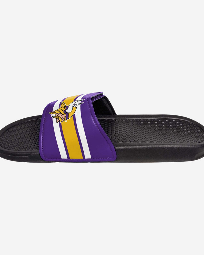 Minnesota Vikings Stripe Legacy Sport Slide FOCO - FOCO.com
