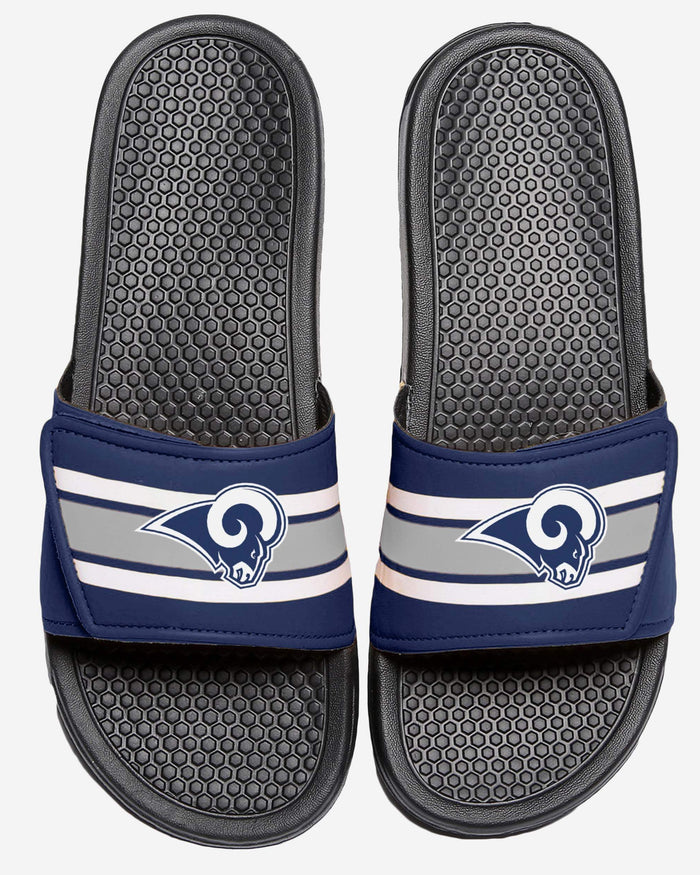 Los Angeles Rams Stripe Legacy Sport Slide FOCO S - FOCO.com