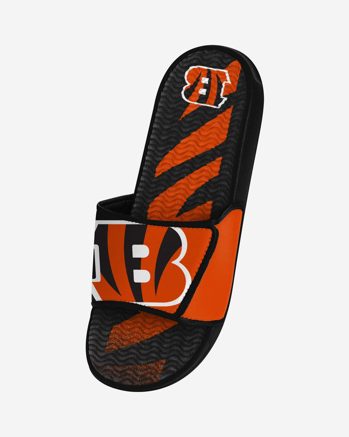 Cincinnati Bengals Team Stripe Gel Slide FOCO - FOCO.com