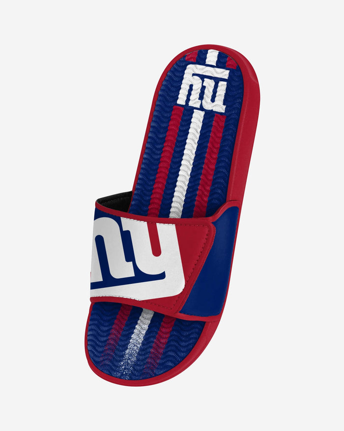 New York Giants Team Stripe Gel Slide FOCO - FOCO.com