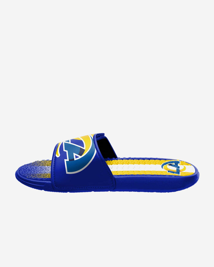 Los Angeles Rams Team Stripe Gel Slide FOCO - FOCO.com