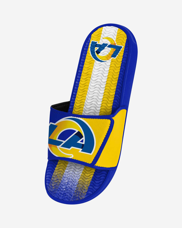 Los Angeles Rams Team Stripe Gel Slide FOCO - FOCO.com