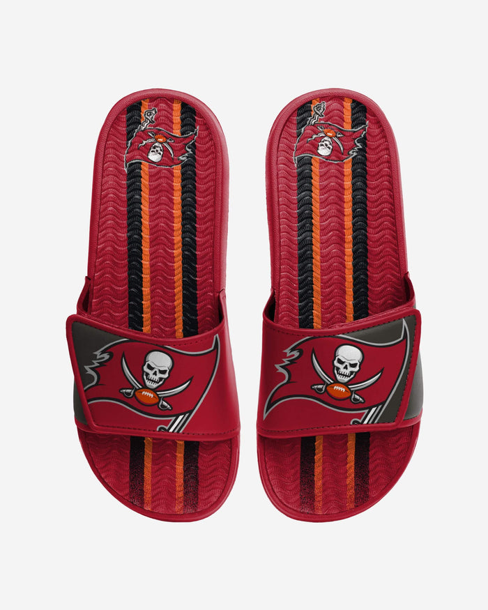 Tampa Bay Buccaneers Team Stripe Gel Slide FOCO S - FOCO.com