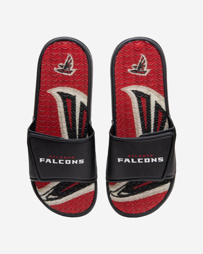 Atlanta Falcons Wordmark Gel Slide FOCO S - FOCO.com