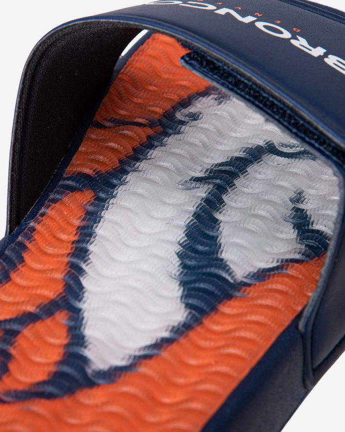 Denver Broncos Wordmark Gel Slide FOCO - FOCO.com