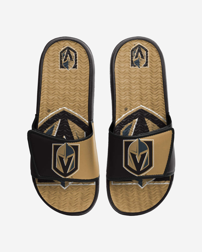 Vegas Golden Knights Colorblock Big Logo Gel Slide FOCO S - FOCO.com