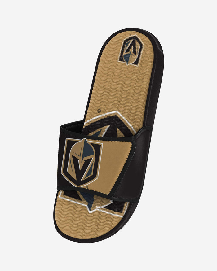 Vegas Golden Knights Colorblock Big Logo Gel Slide FOCO - FOCO.com