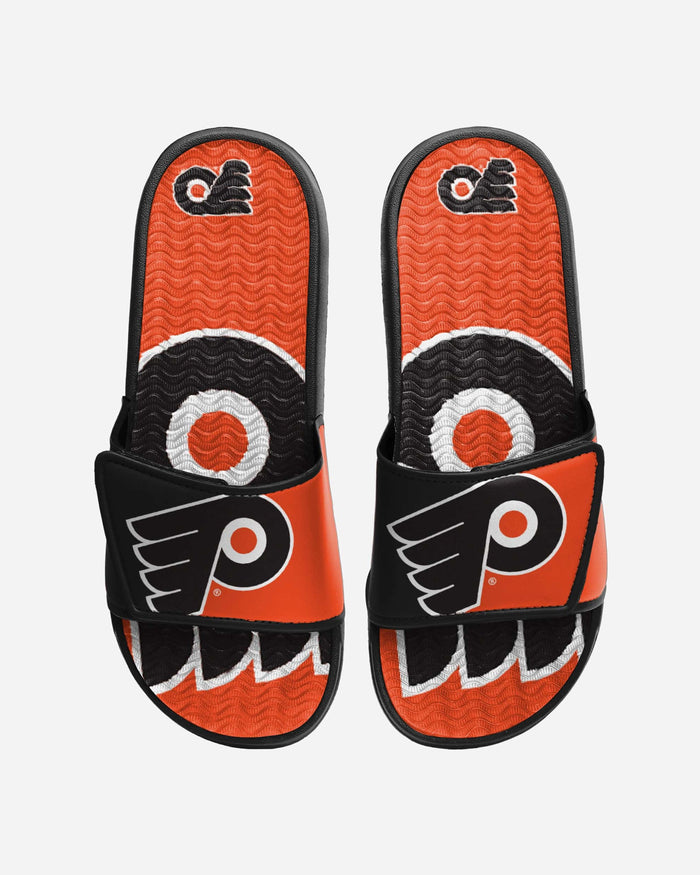 Philadelphia Flyers Colorblock Big Logo Gel Slide FOCO S - FOCO.com