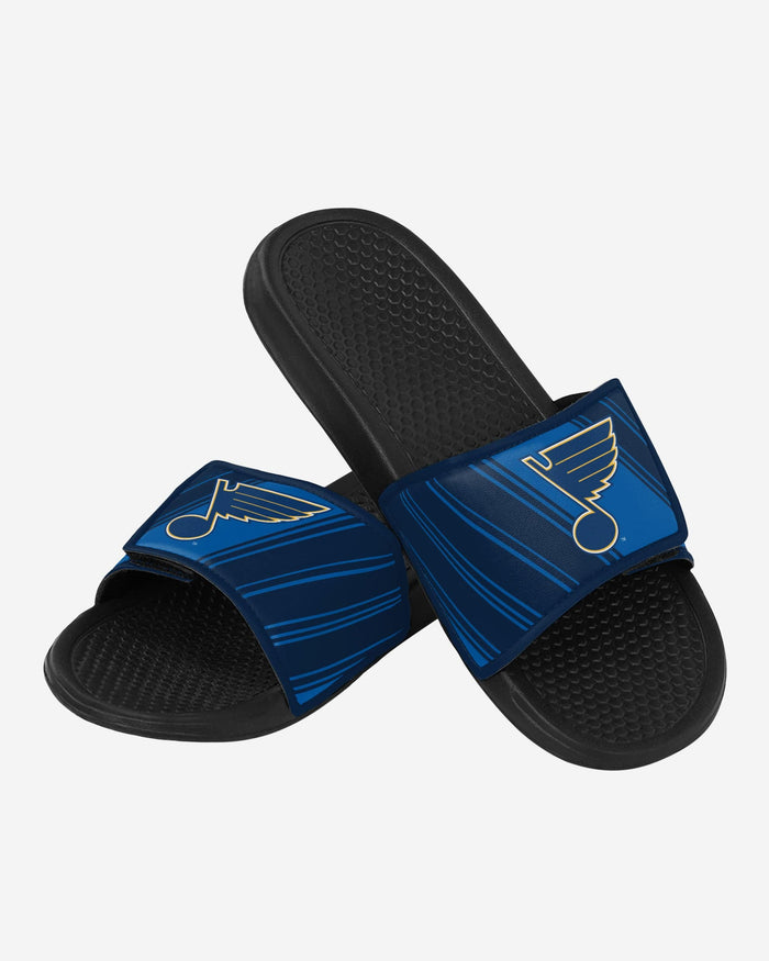 St Louis Blues Legacy Velcro Sport Slide FOCO - FOCO.com