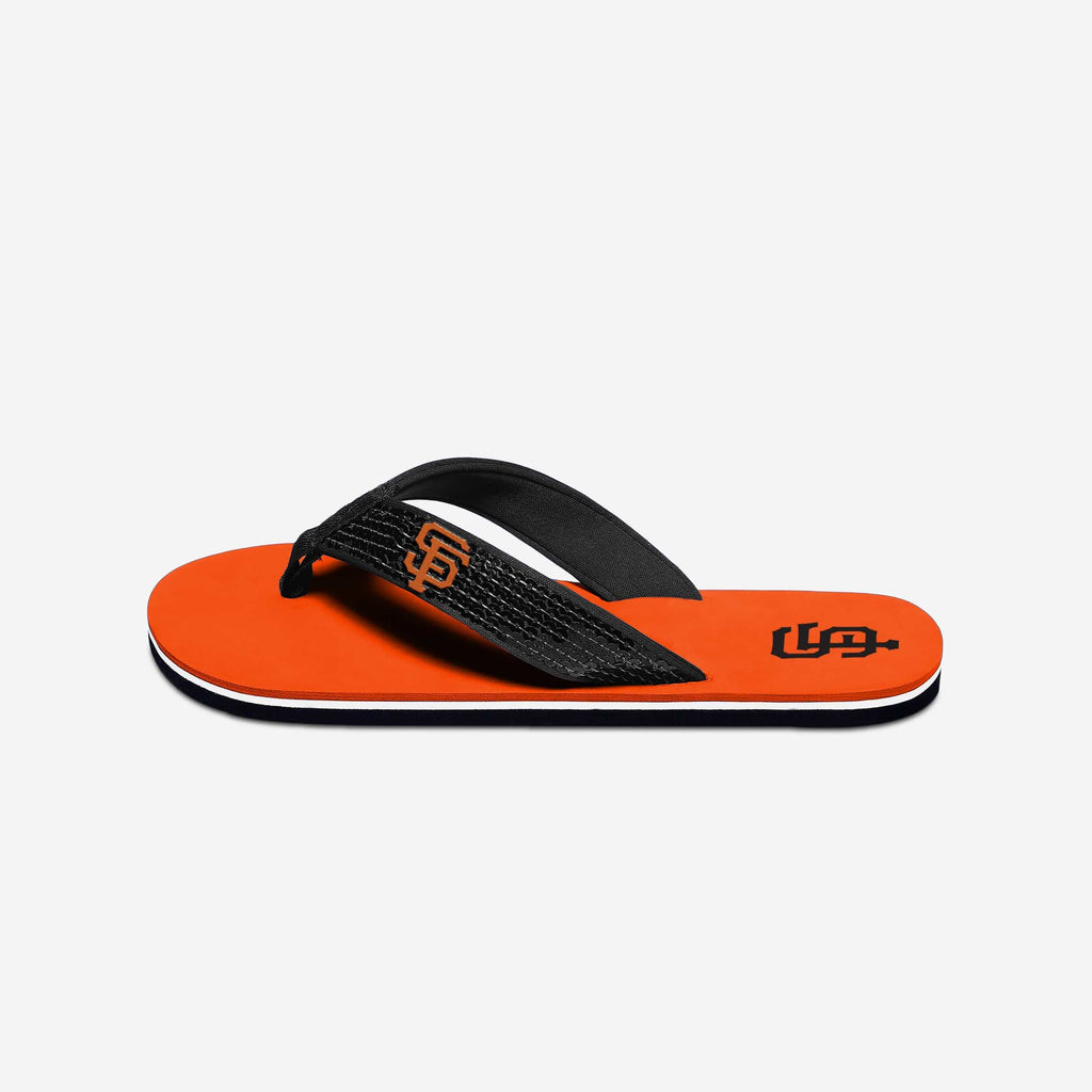 San Francisco Giants Womens Sequin Flip Flop FOCO - FOCO.com