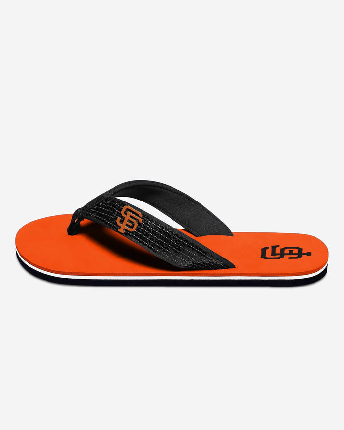 San Francisco Giants Womens Sequin Flip Flop FOCO - FOCO.com