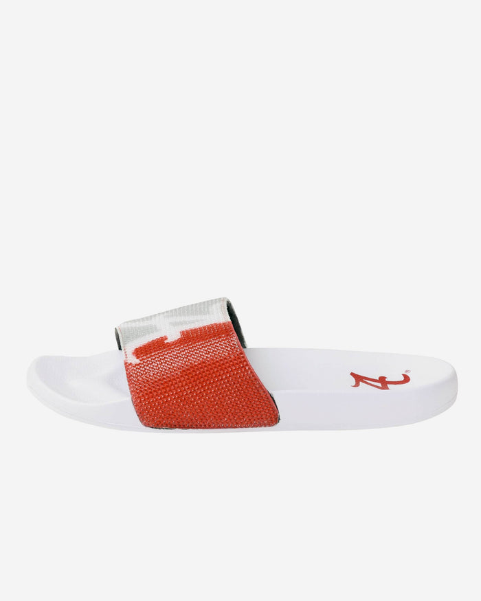 Alabama Crimson Tide Womens Big Logo Shimmer Slide FOCO - FOCO.com