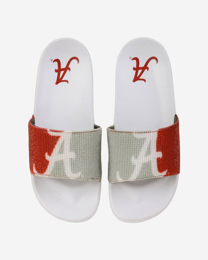 Alabama Crimson Tide Womens Big Logo Shimmer Slide FOCO S - FOCO.com