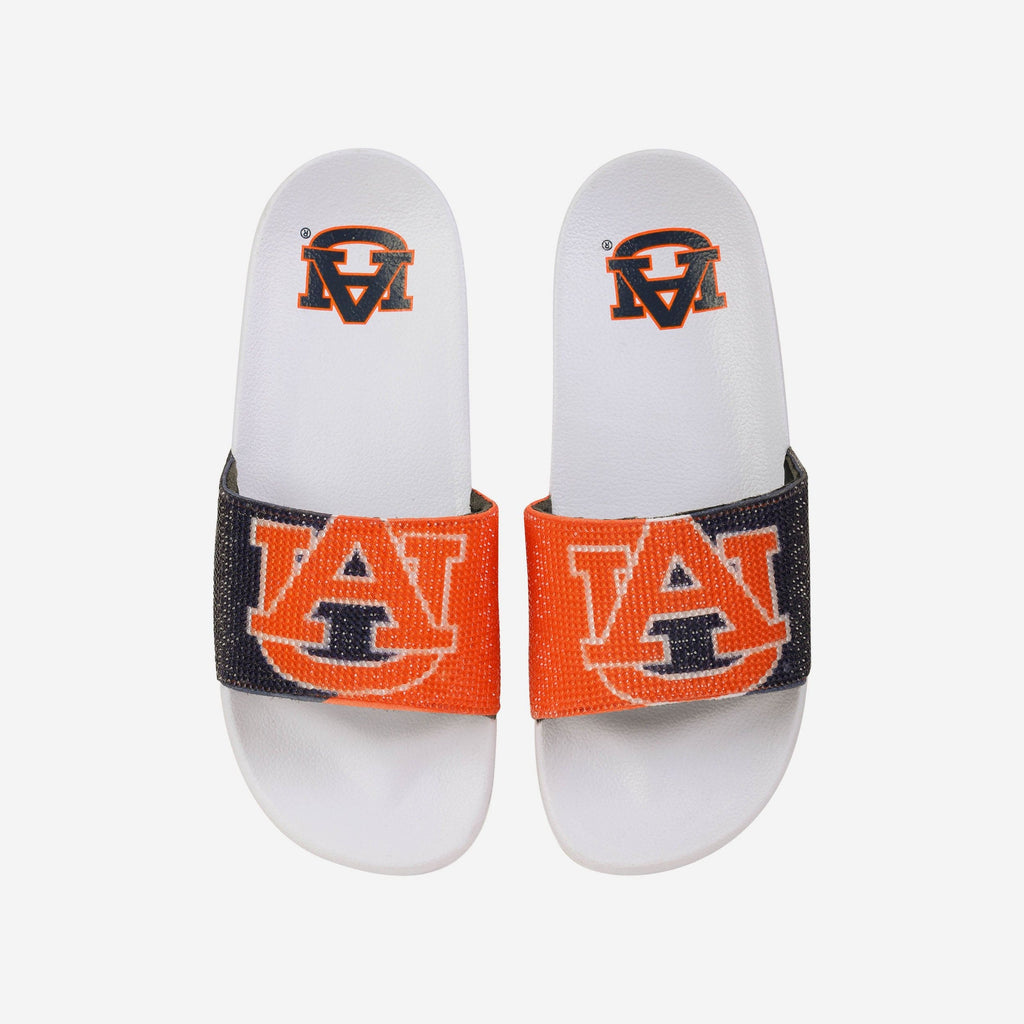 Auburn Tigers Womens Big Logo Shimmer Slide FOCO S - FOCO.com