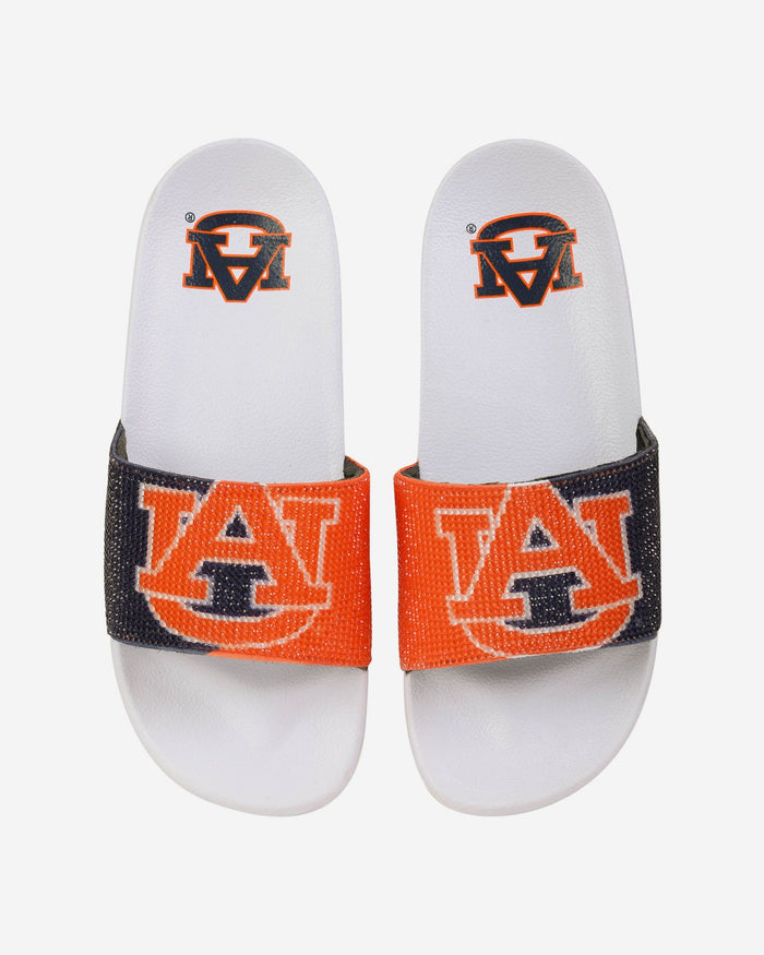 Auburn Tigers Womens Big Logo Shimmer Slide FOCO S - FOCO.com