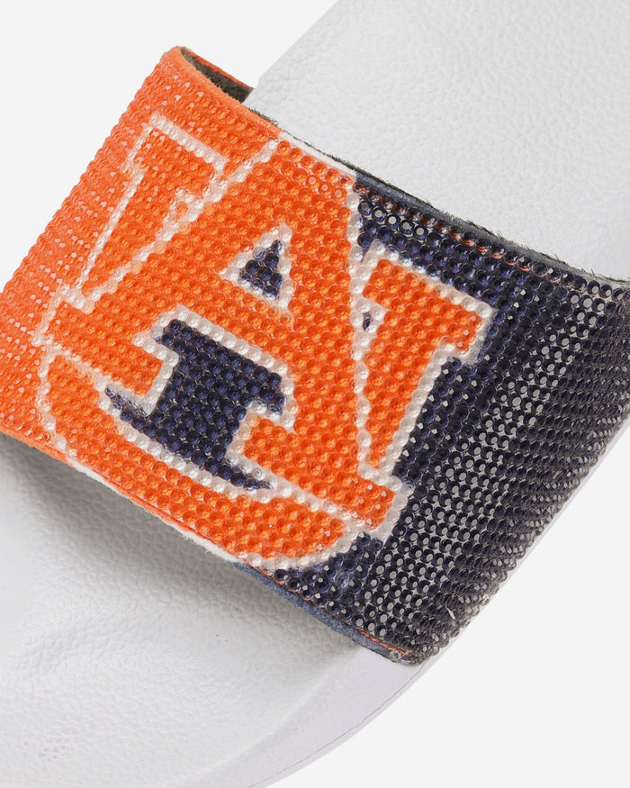 Auburn Tigers Womens Big Logo Shimmer Slide FOCO - FOCO.com