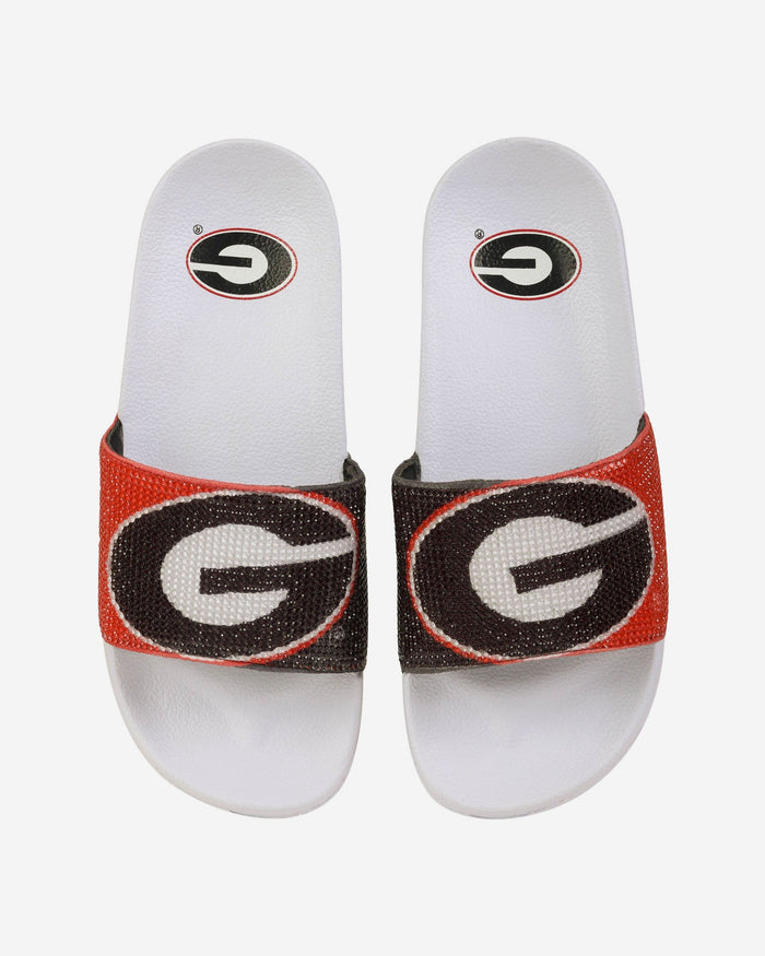 Georgia Bulldogs Womens Big Logo Shimmer Slide FOCO S - FOCO.com