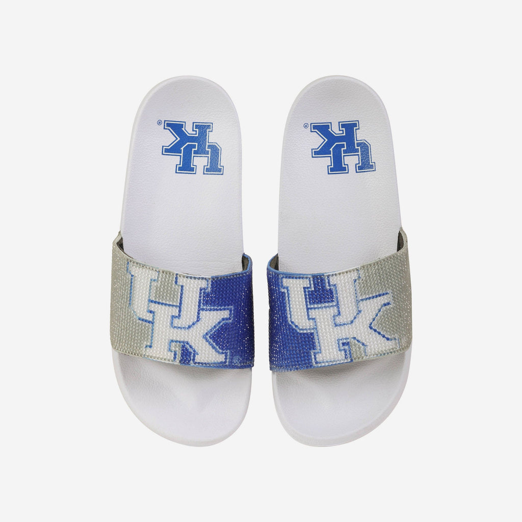 Kentucky Wildcats Womens Big Logo Shimmer Slide FOCO S - FOCO.com