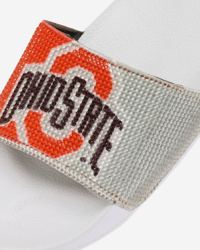 Ohio State Buckeyes Womens Big Logo Shimmer Slide FOCO - FOCO.com