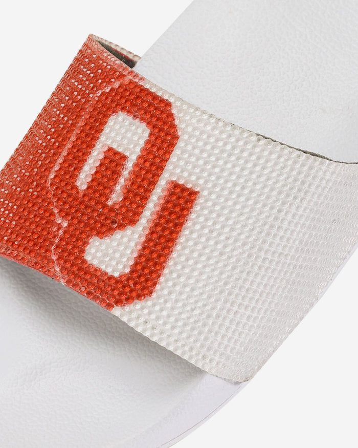 Oklahoma Sooners Womens Big Logo Shimmer Slide FOCO - FOCO.com