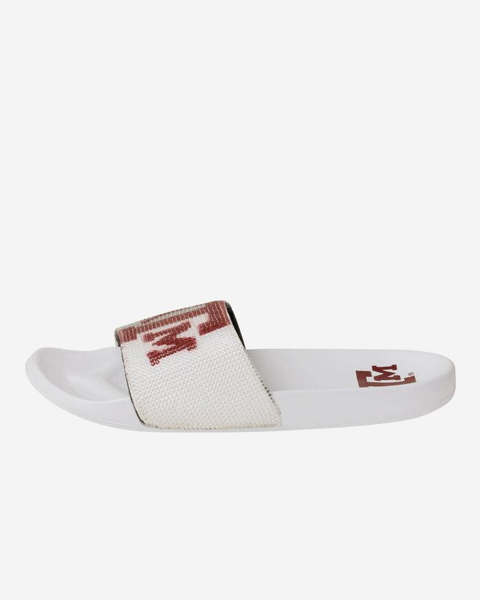 Texas A&M Aggies Womens Big Logo Shimmer Slide FOCO - FOCO.com