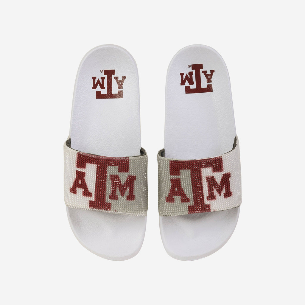 Texas A&M Aggies Womens Big Logo Shimmer Slide FOCO S - FOCO.com