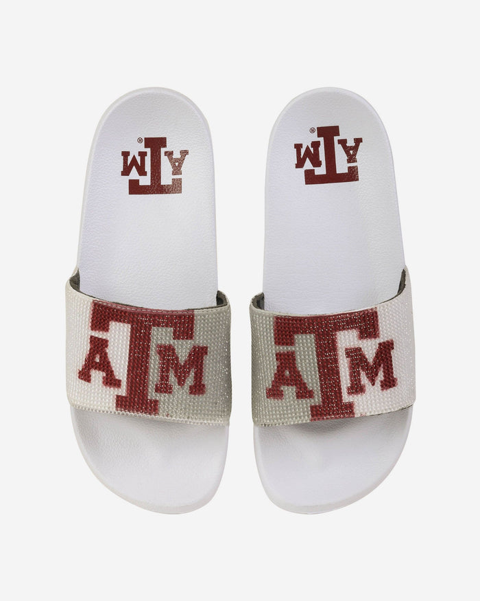 Texas A&M Aggies Womens Big Logo Shimmer Slide FOCO S - FOCO.com