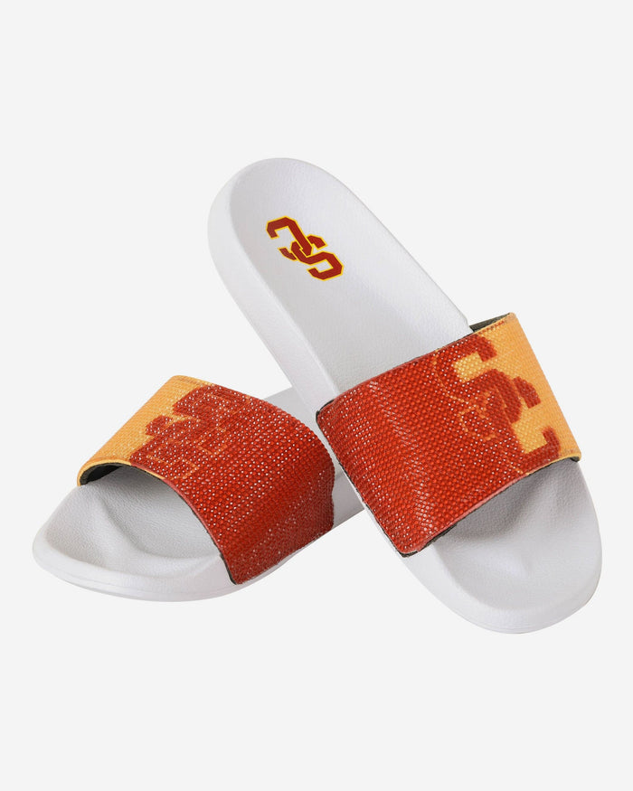 USC Trojans Womens Big Logo Shimmer Slide FOCO - FOCO.com