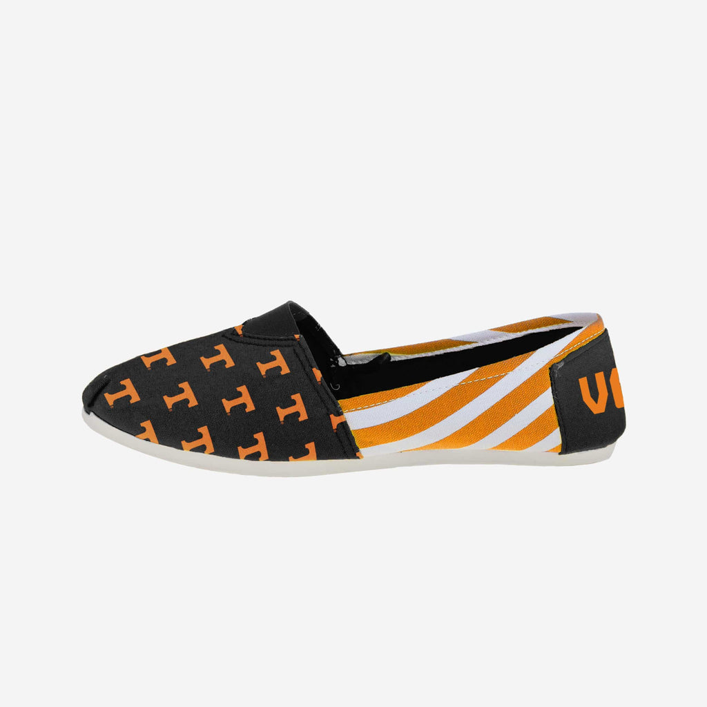 Tennessee Volunteers Womens Stripe Canvas Shoe FOCO - FOCO.com