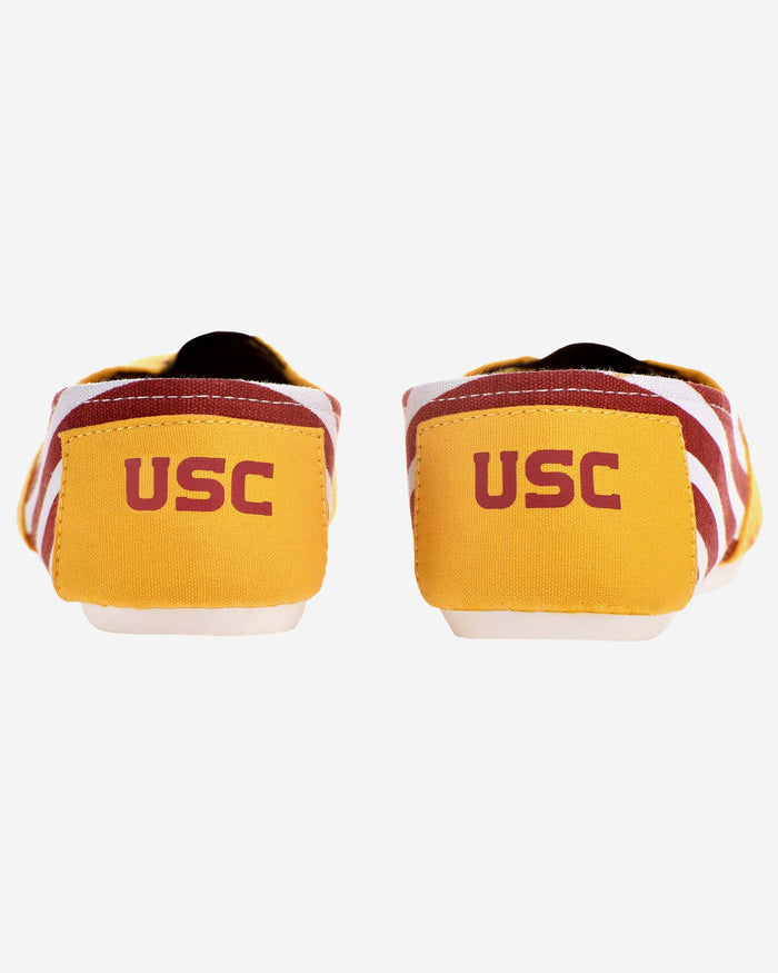 USC Trojans Womens Stripe Canvas Shoe FOCO - FOCO.com