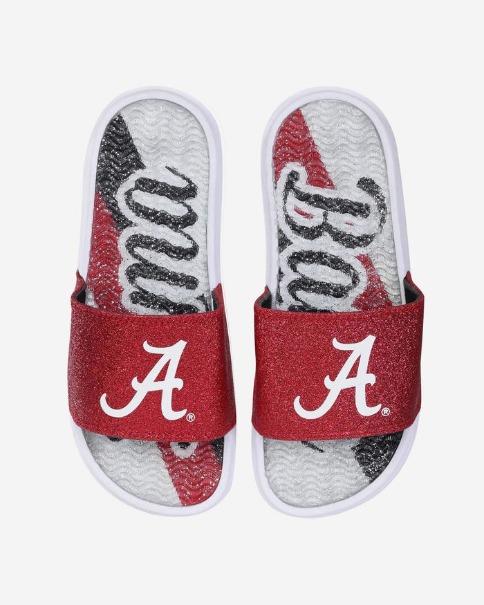 Alabama Crimson Tide Womens Glitter Gel Slide FOCO S - FOCO.com