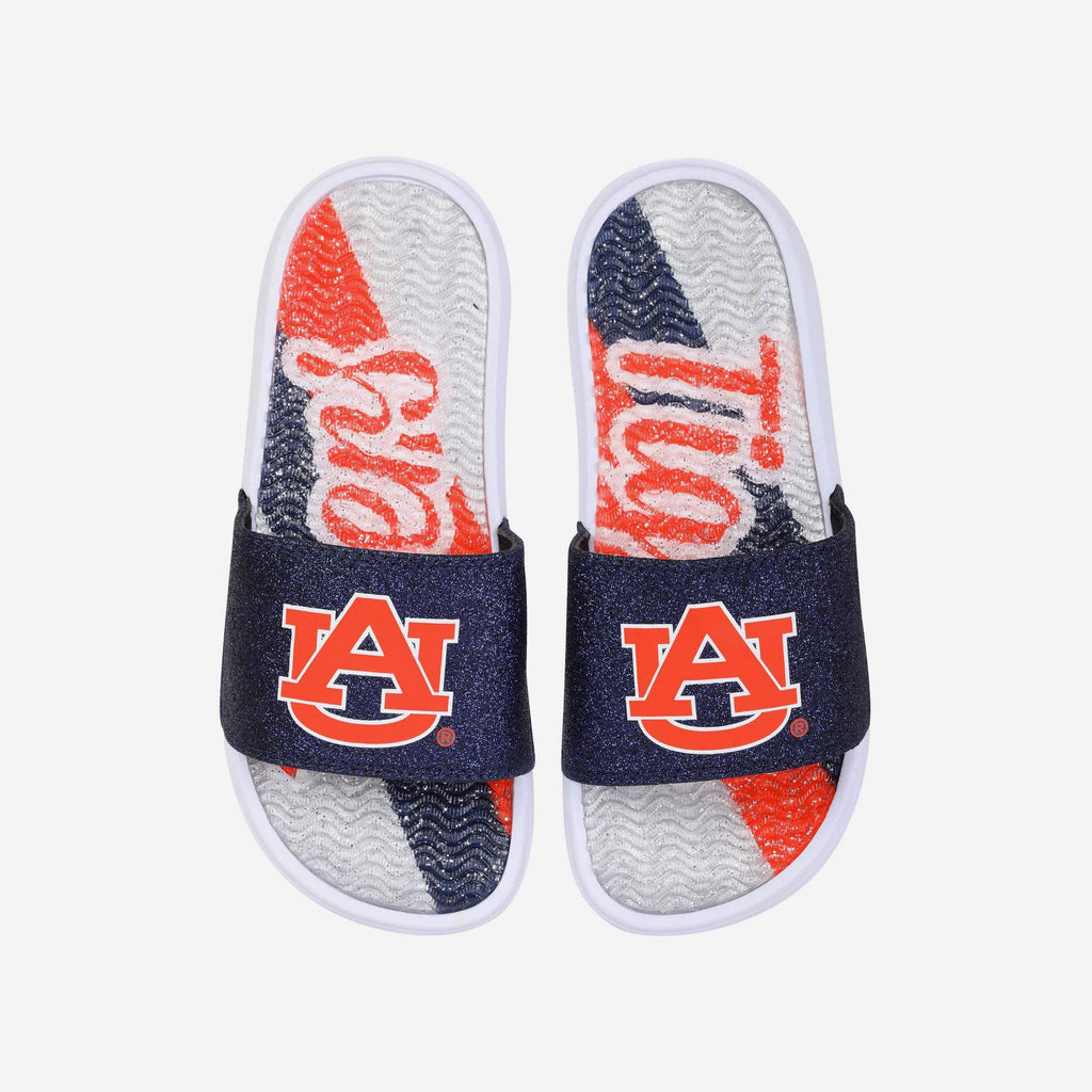 Auburn Tigers Womens Glitter Gel Slide FOCO S - FOCO.com