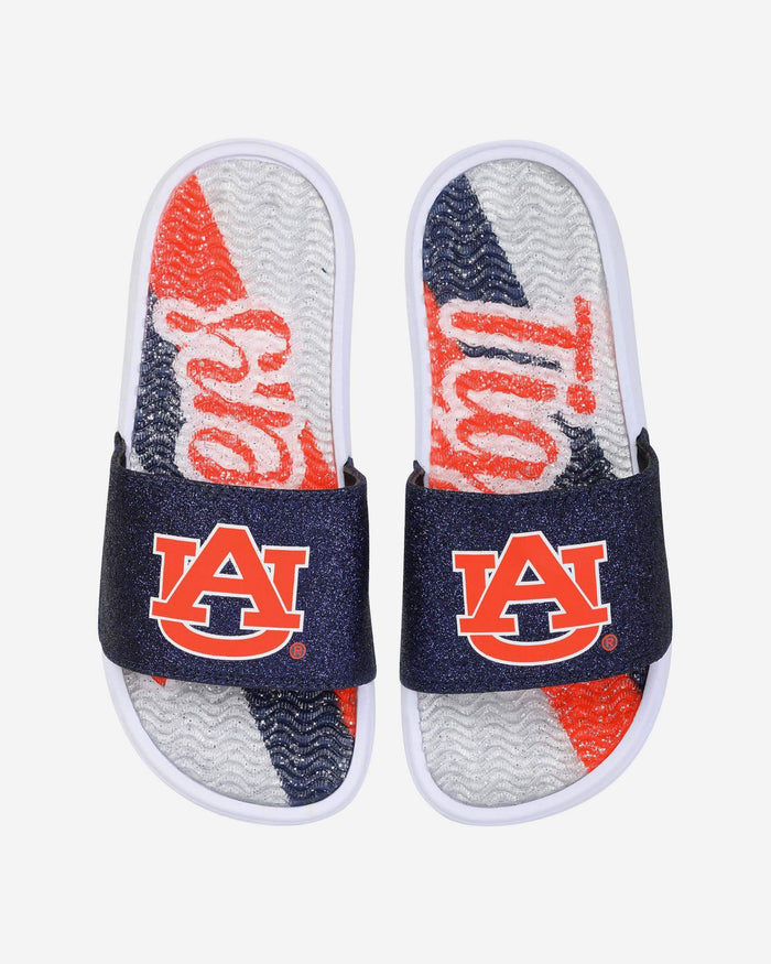 Auburn Tigers Womens Glitter Gel Slide FOCO S - FOCO.com