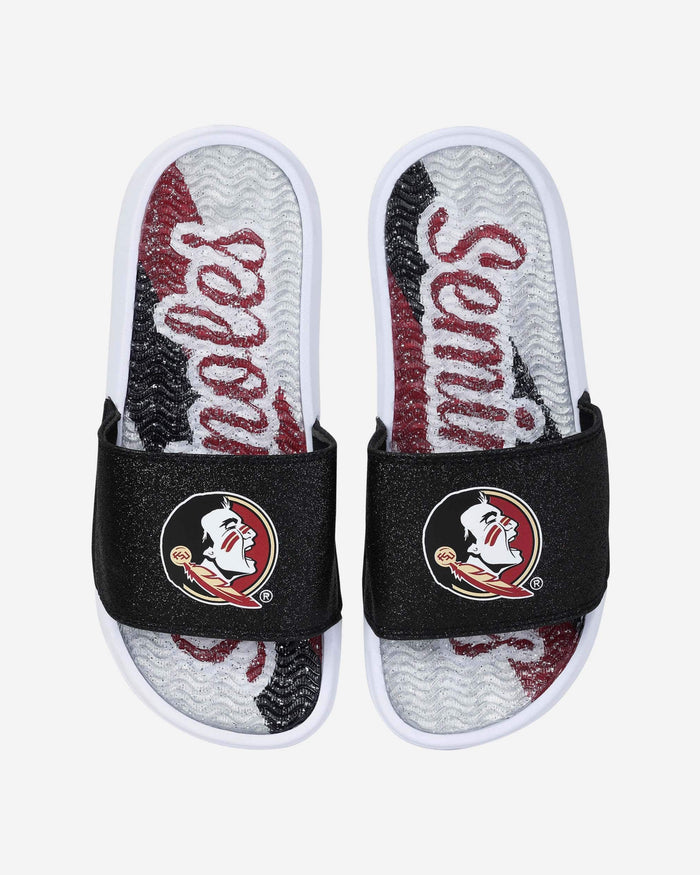 Florida State Seminoles Womens Glitter Gel Slide FOCO S - FOCO.com