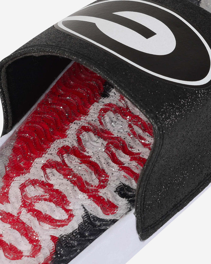 Georgia Bulldogs Womens Glitter Gel Slide FOCO - FOCO.com