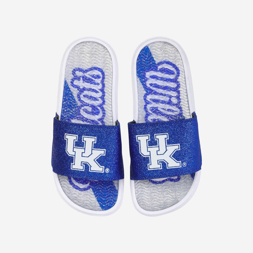 Kentucky Wildcats Womens Glitter Gel Slide FOCO S - FOCO.com