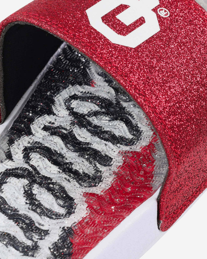 Oklahoma Sooners Womens Glitter Gel Slide FOCO - FOCO.com